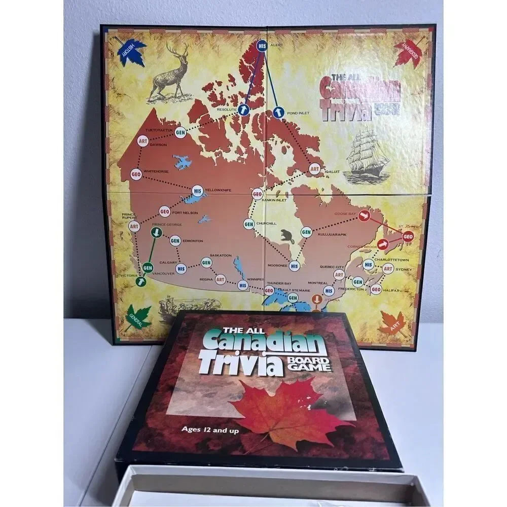 The Canadian Trivia Board game 130th anniversary